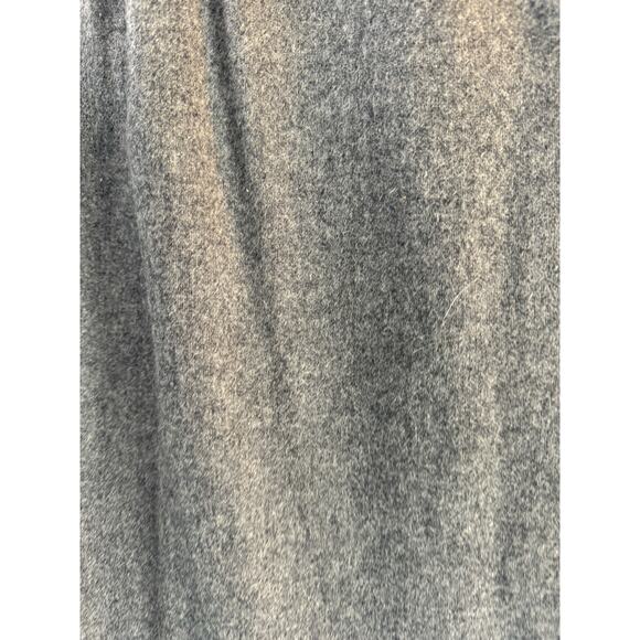 Vintage Diane Richard Skirt Womens 16 Gray Wool Blend Lined Knee - Picture 2 of 7